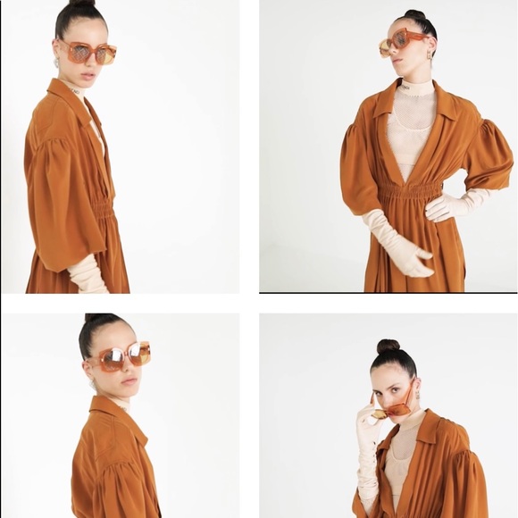 FENDI ,2025 ONE OF TOP SUNGLASS COLOR, ORANGE, THIS PAIR IS TRANSPARENT … - Picture 12 of 16